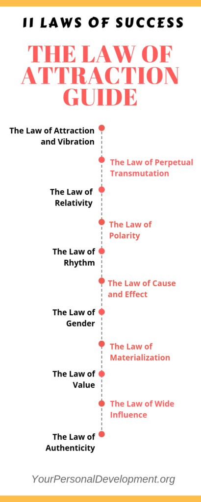 Universal Laws of Success Infographic 