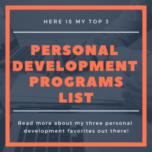 Personal Development Programs Banner